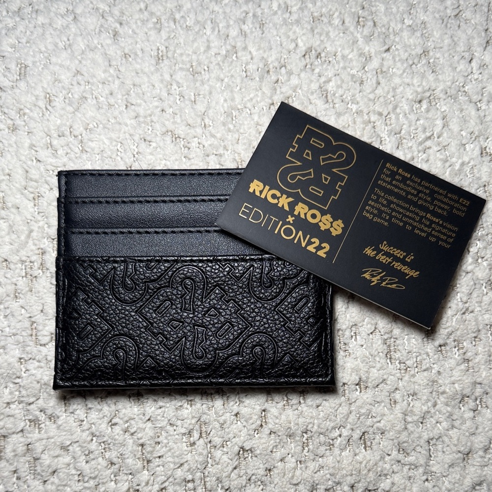 Edition 22 / Rick Ross Black Card Holder